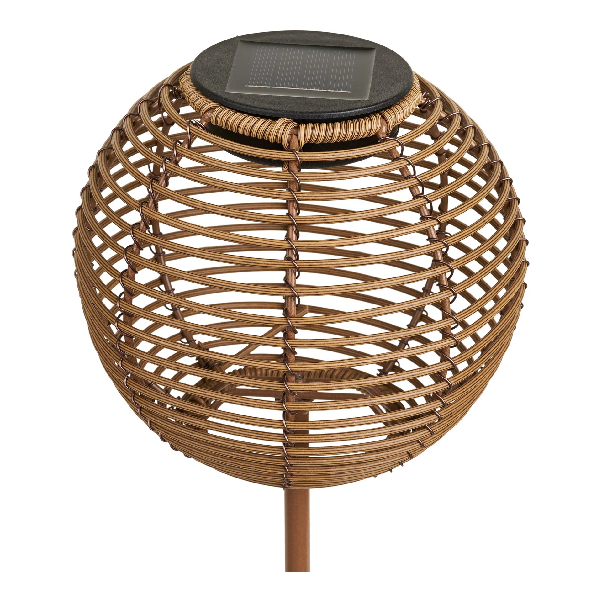 Lampa Carlisle - metal, PE - naturală
