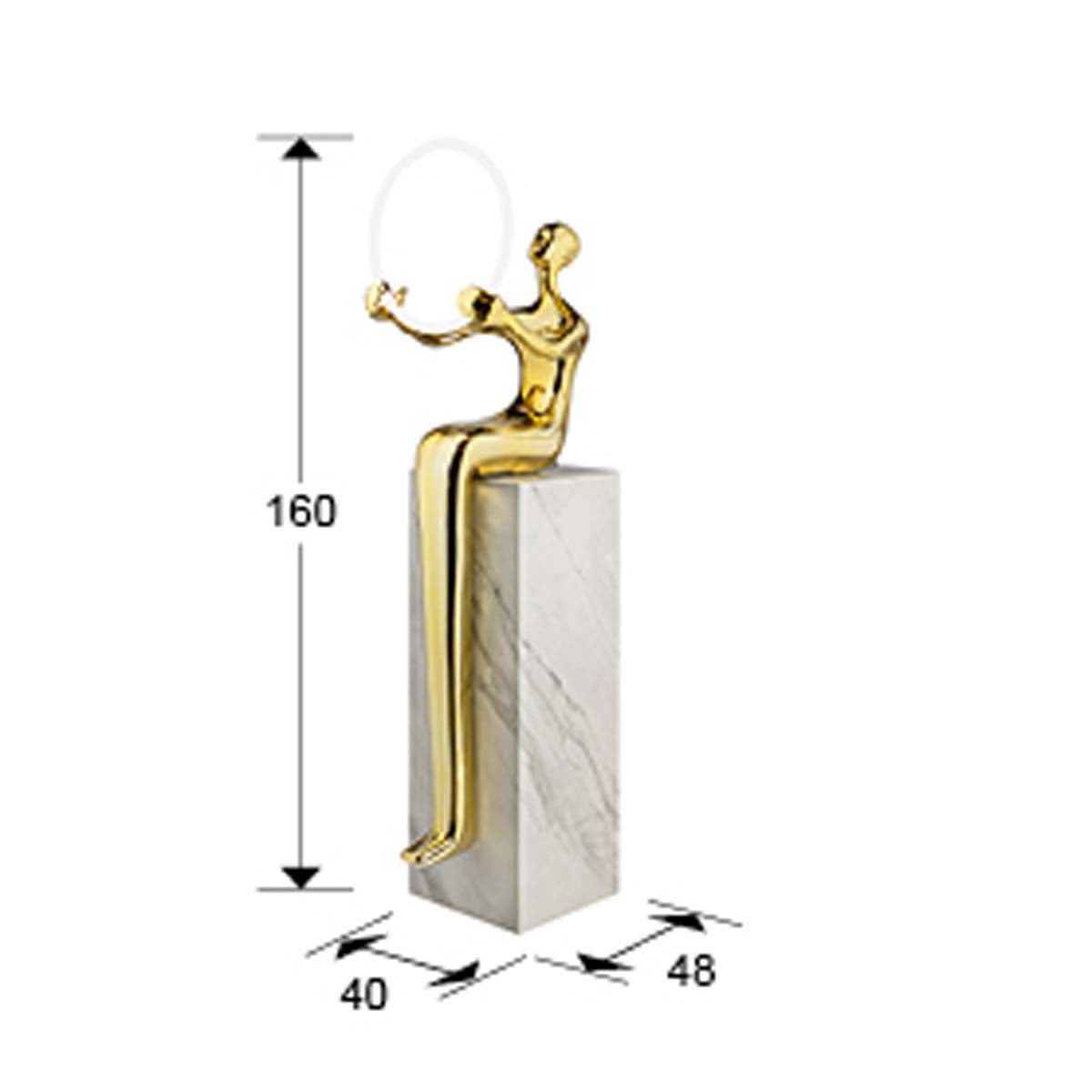 EL ARO - FIGURA 1L PIEDESTAL - AUR