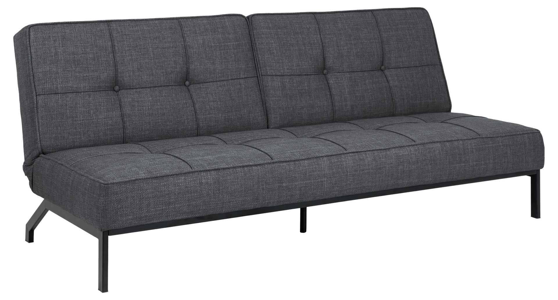 PERUGIA EXTENDABLE SOFA DARK GREY