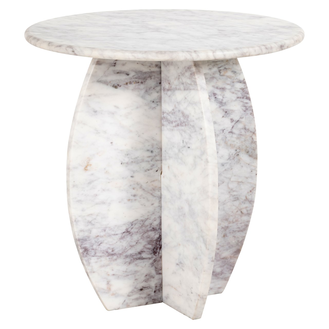 End Table Holmes White 50ø