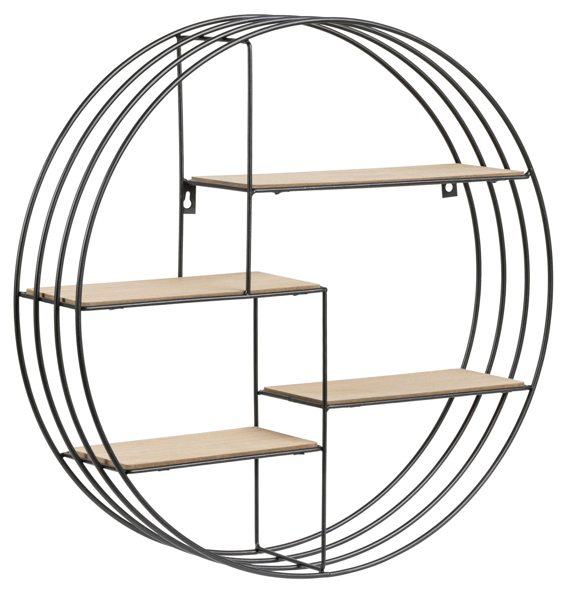 RAFT DE PERETE ROTUND DARKENBERG NEGRU