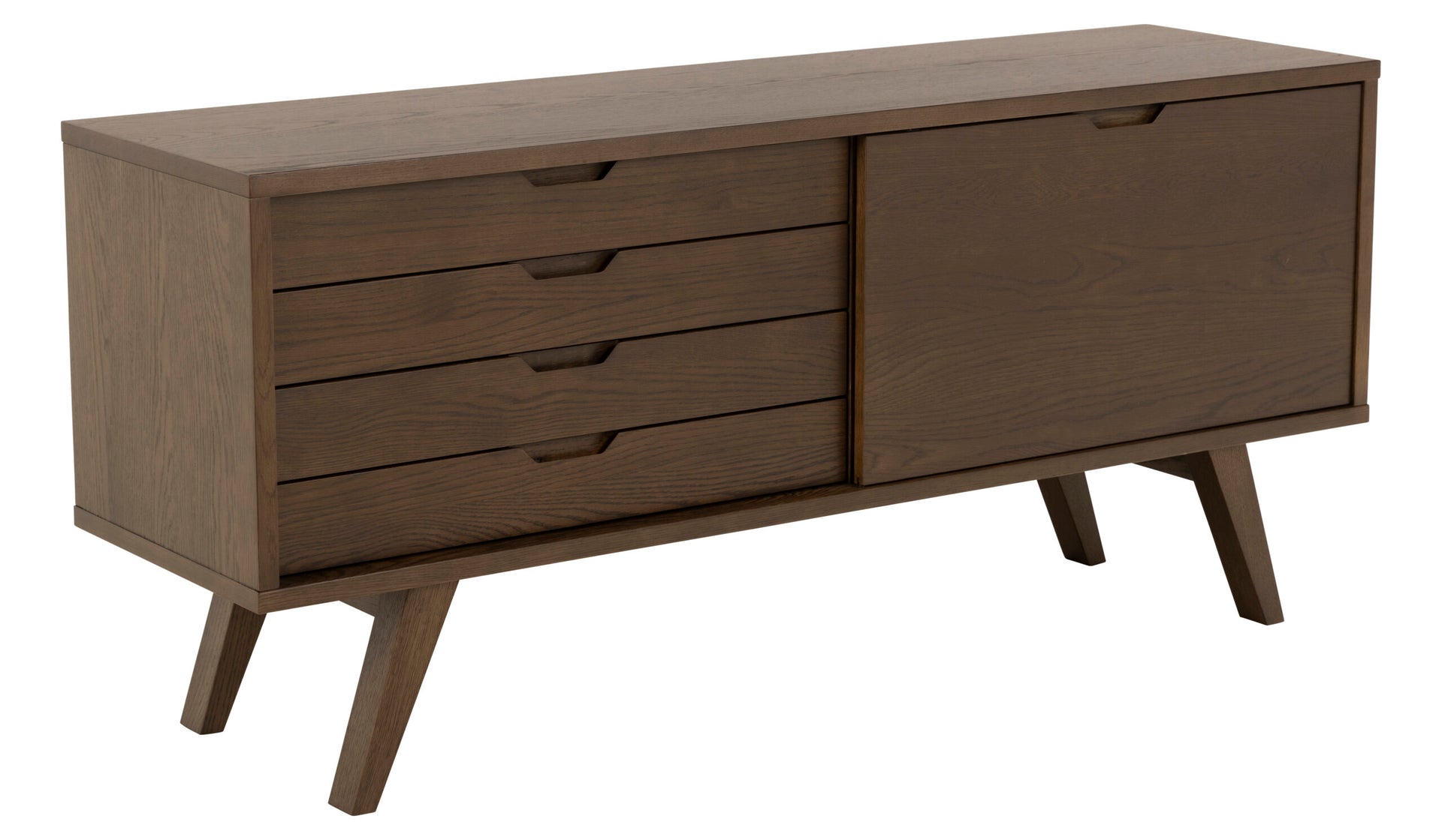 A-LINE CHEST OF DRAWERS OAK VENEER