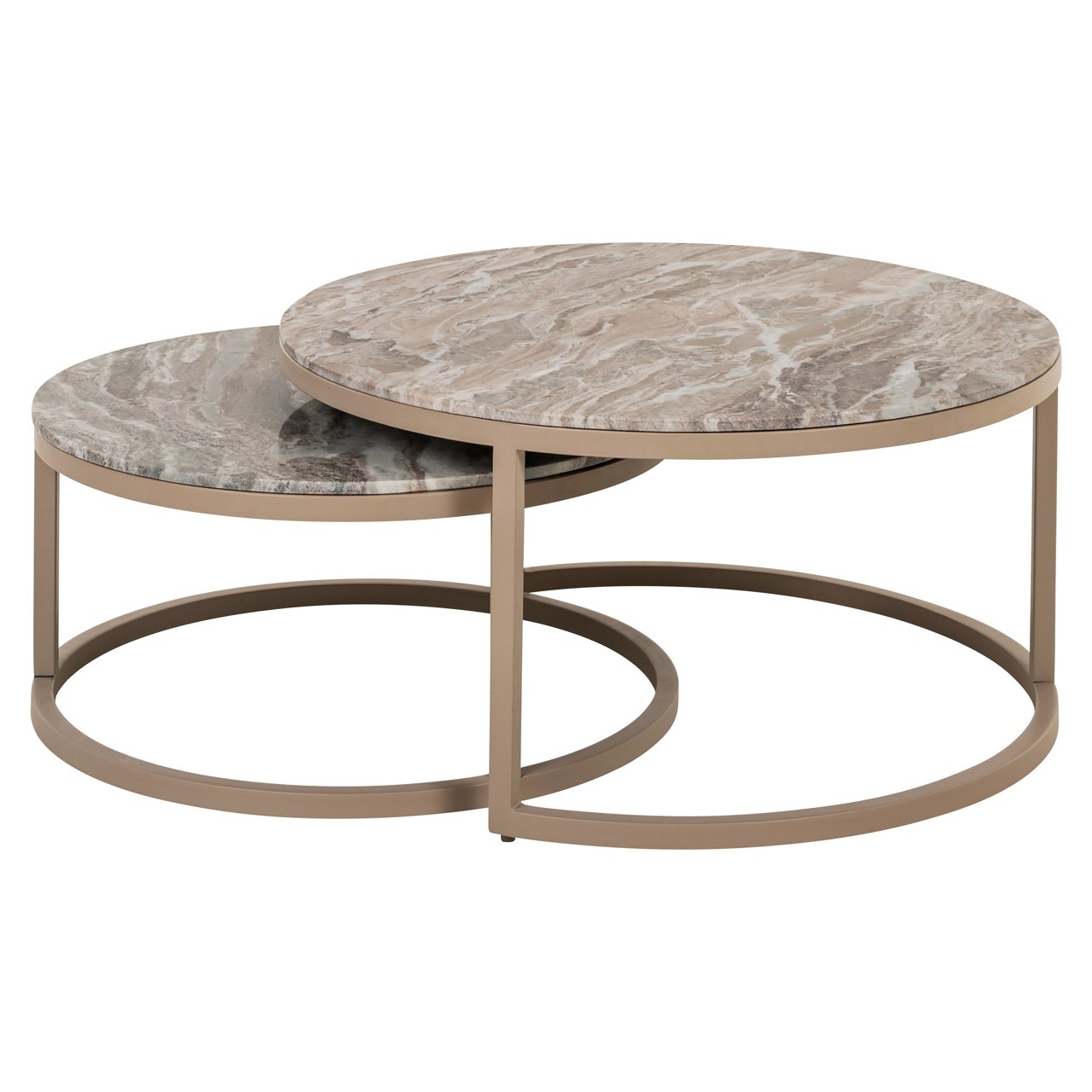 Coffee Table Fairfax Clay (Set Of 2)