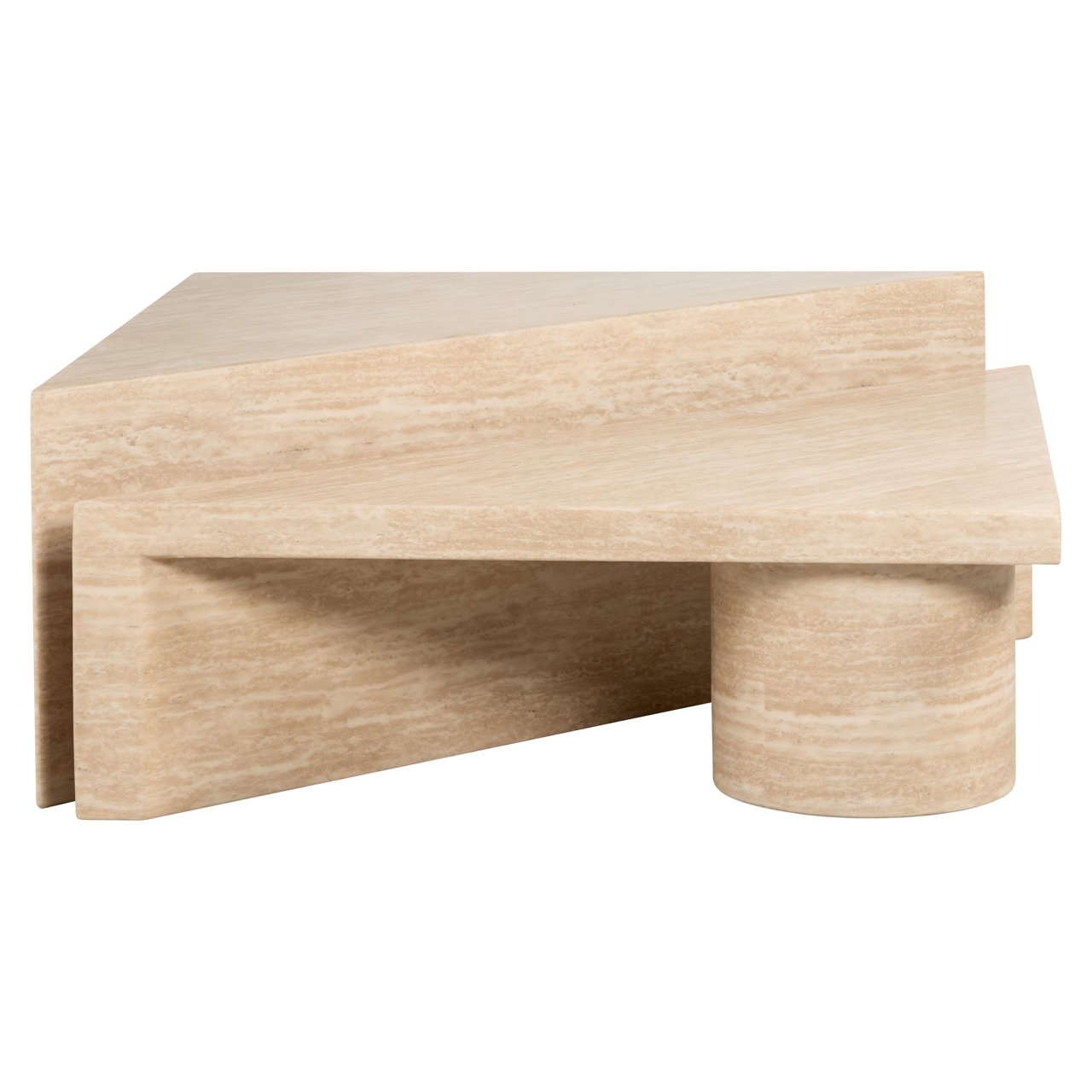 Coffee Table Fictus Beige (Set Of 2)
