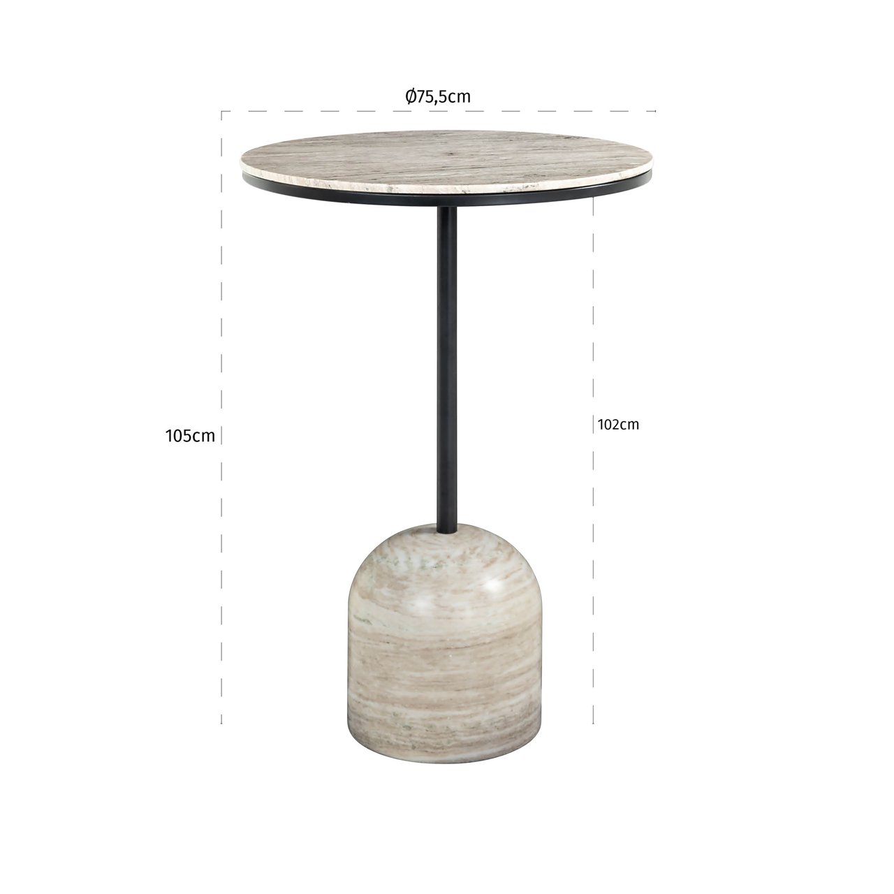 Bar Table Duncan Sand 75ø