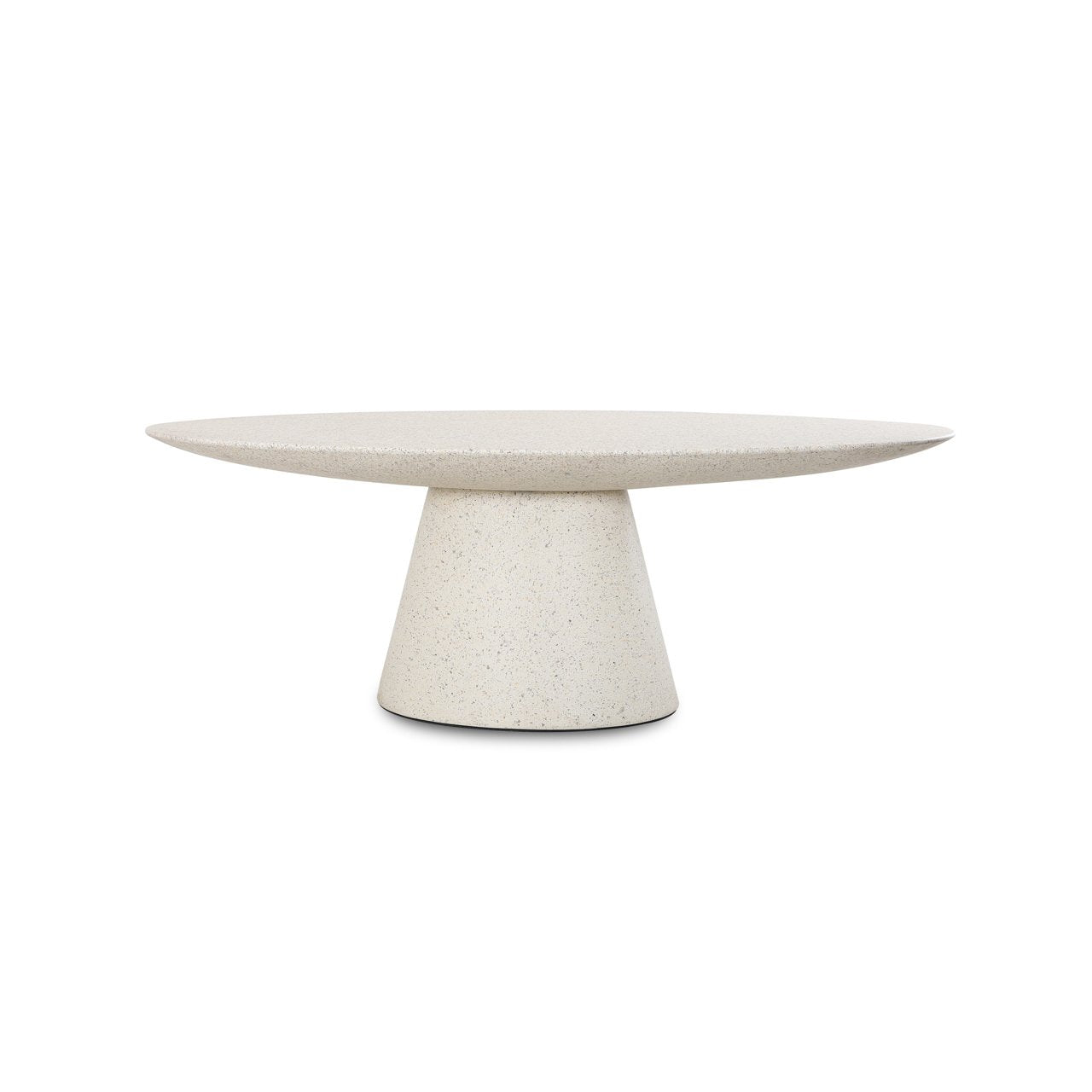 Outdoor Dining Table Nassau Beige Oval 220