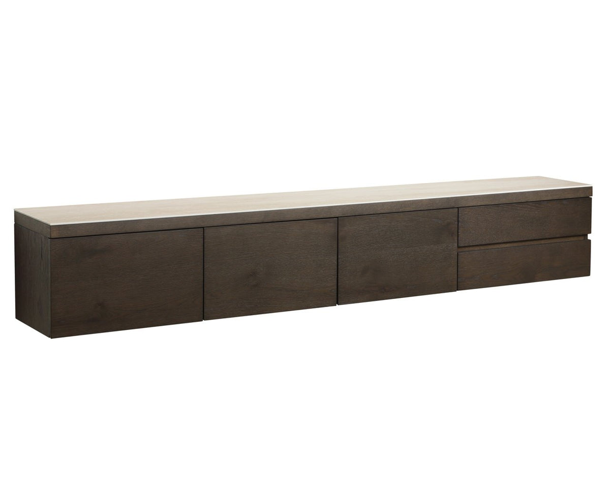 TV Cabinet Lachance Brown – stylish media storage