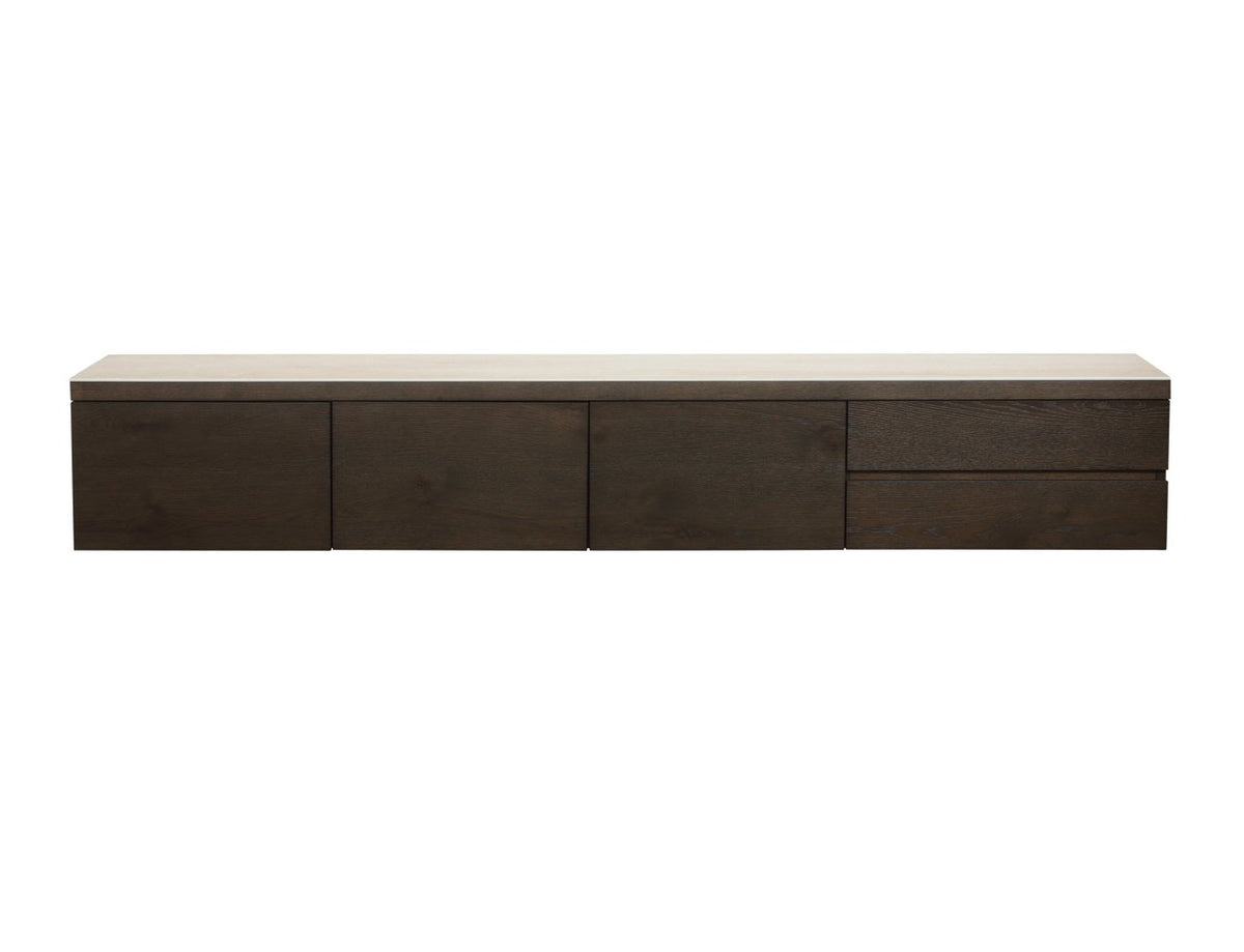 TV Cabinet Lachance Brown – stylish media storage