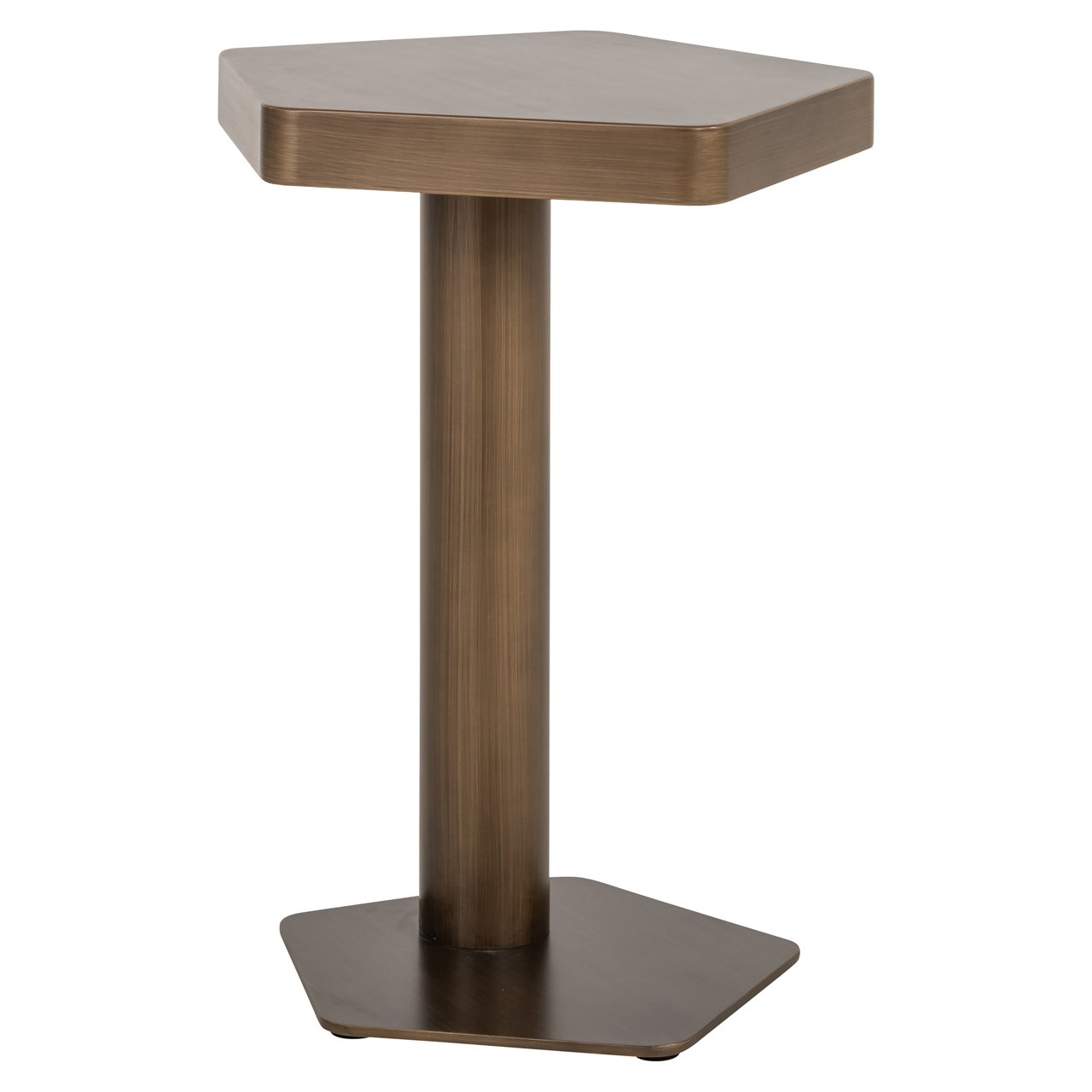 Sofa Table Hexa Brushed Gold