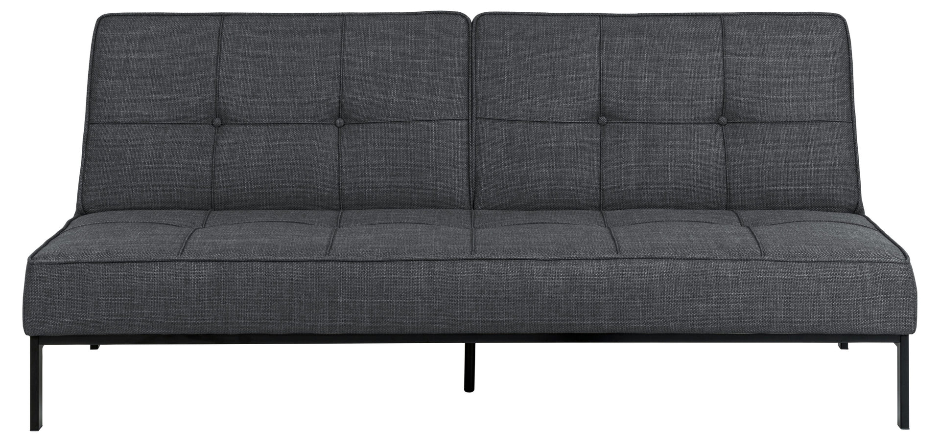 PERUGIA EXTENDABLE SOFA DARK GREY