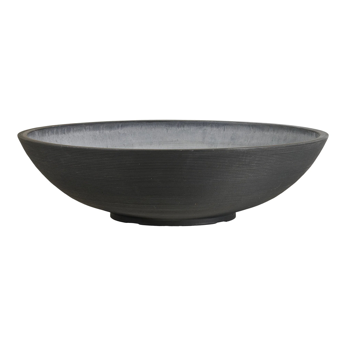 Fleuriste Waterflower-Bowl - 65% Polipropilenă, 35% Piatră - Gri închis