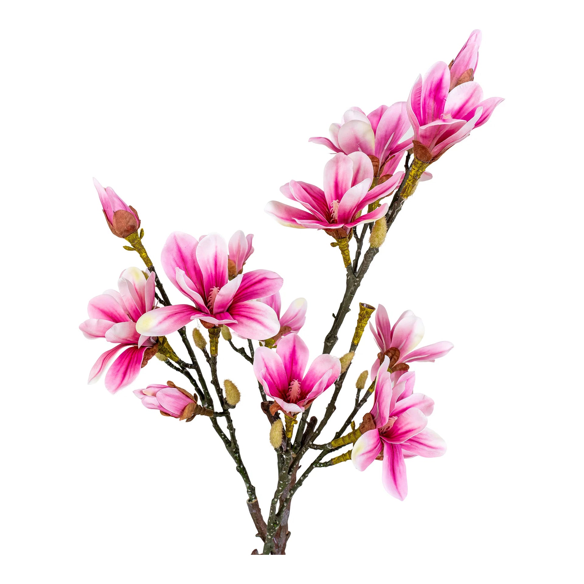 Magnolia Tree - plastic PE - verde / roz
