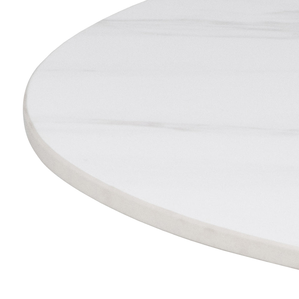 MASA DE CAFEA ROTUNDA MALTA ALB