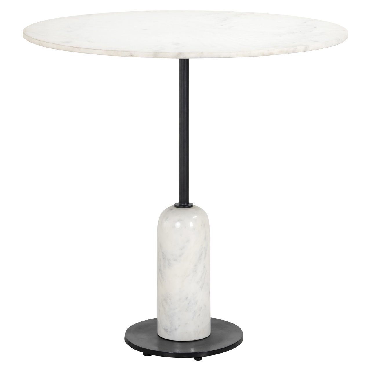Dining Table Jagger Black/White 76,5ø