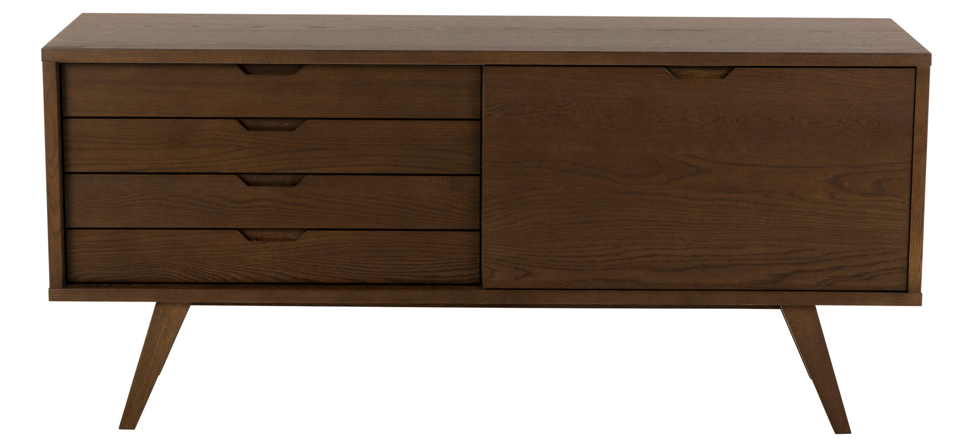 A-LINE CHEST OF DRAWERS OAK VENEER
