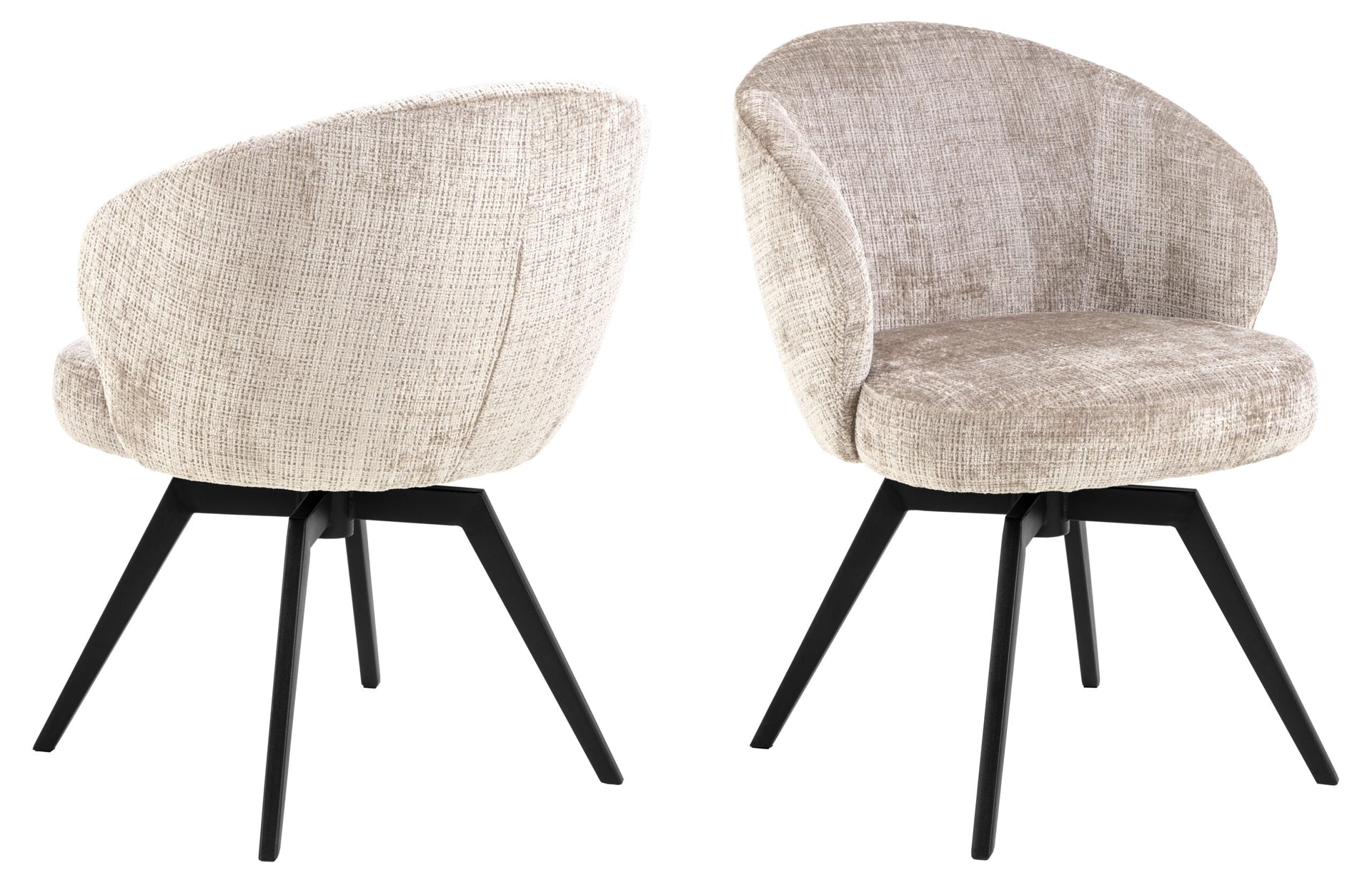 SCAUN DE DINING DARLENE CU COTIERĂ BEJ