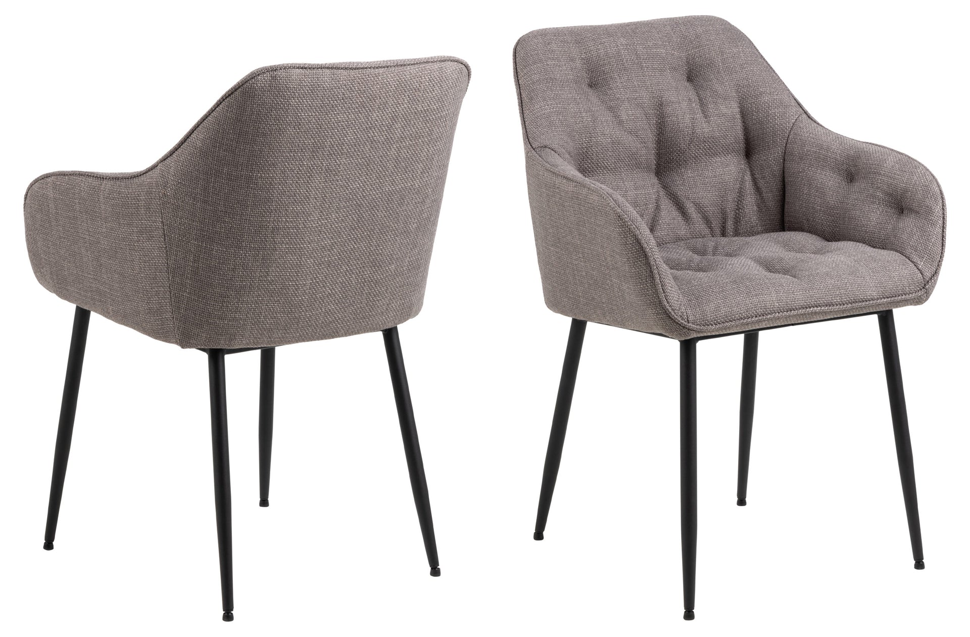 SCAUN DE DINING BROOKE CU COTIERĂ GRI