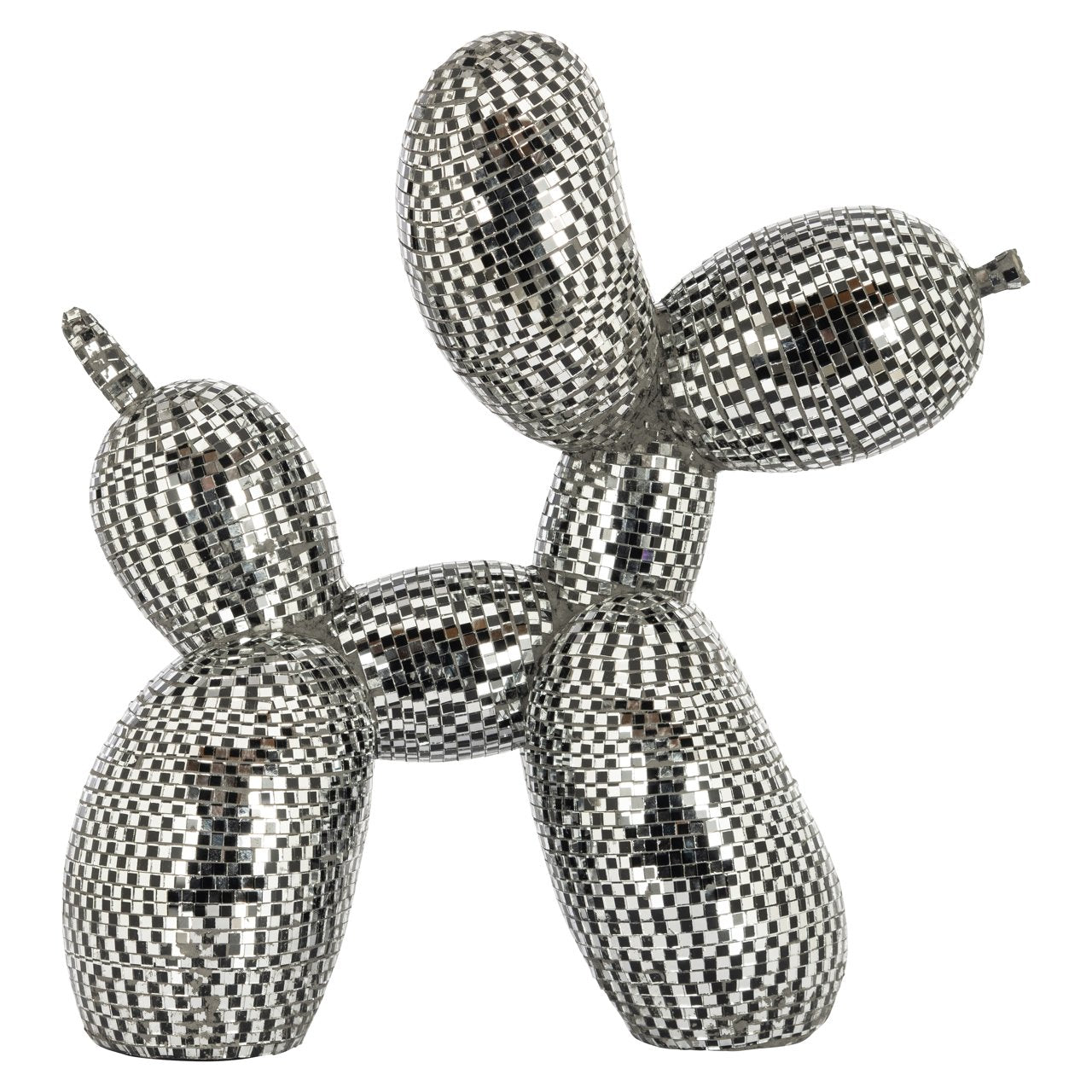 Decorative Object Dog Silver Small