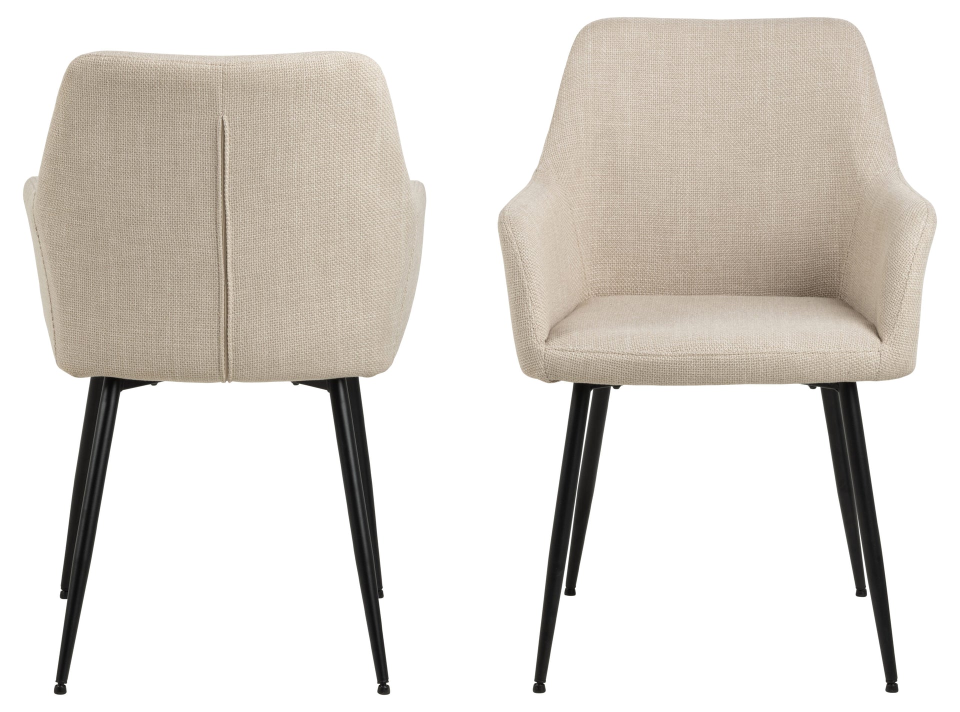 SCAUN DE DINING LIZZY CU COTIERĂ BEJ