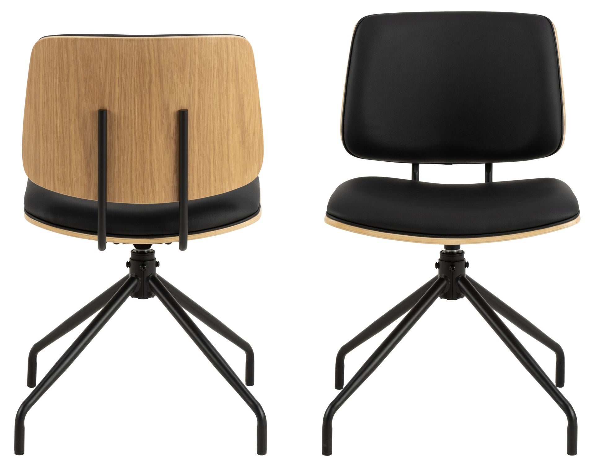 SCAUN DE DINING OWEN NEGRU