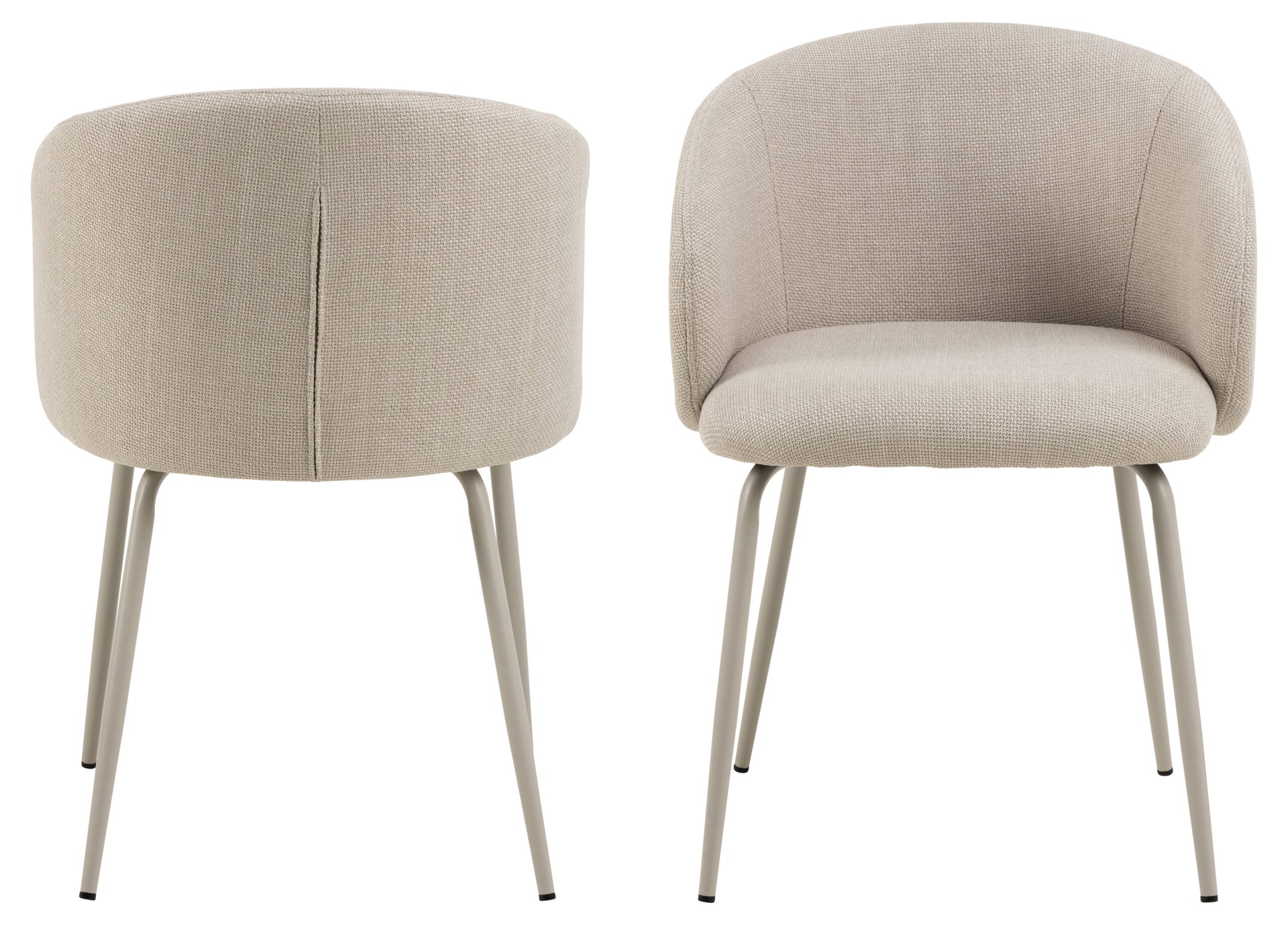 SCAUN DE DINING ELEANOR CU COTIERĂ BEJ