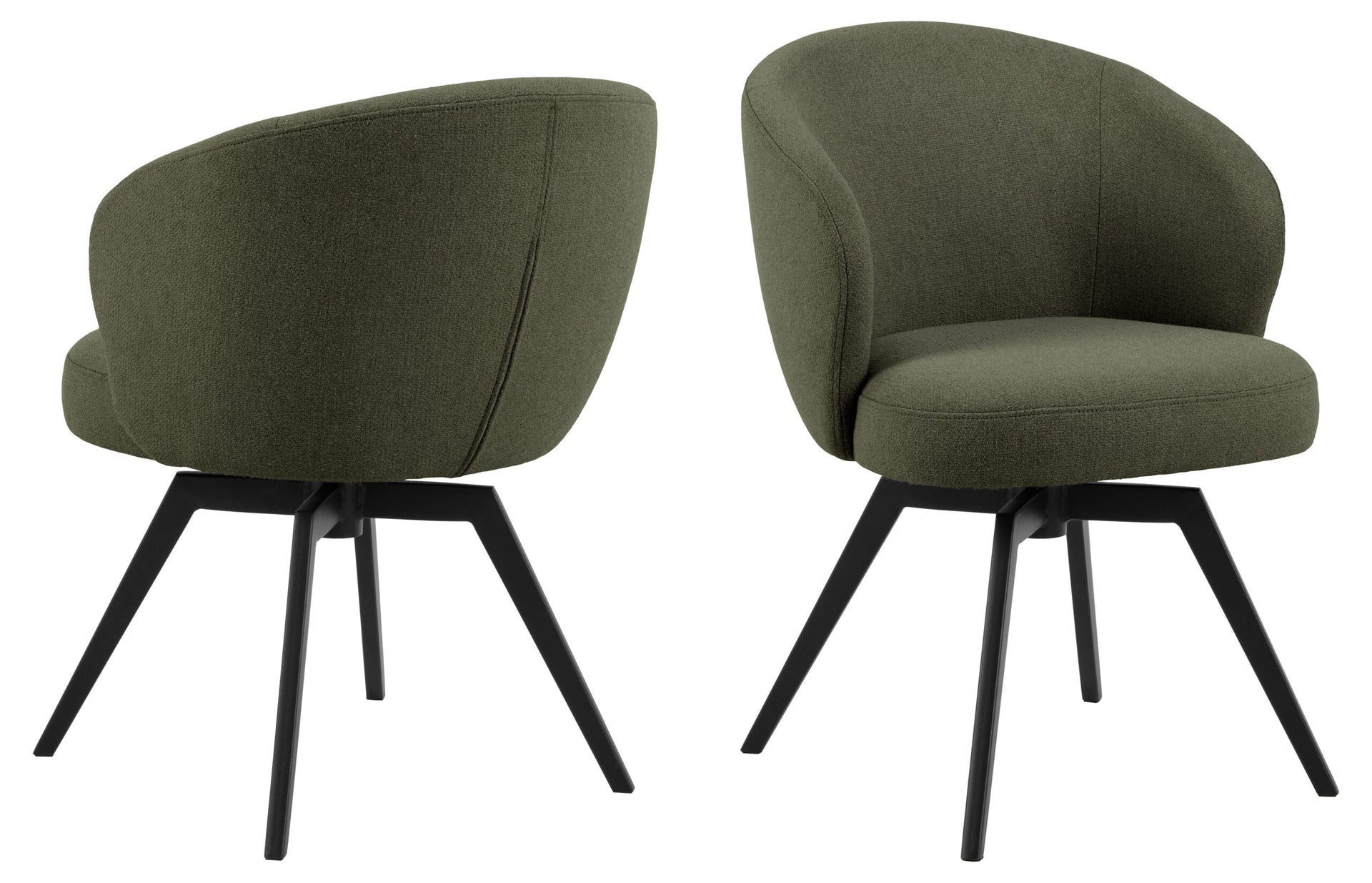 SCAUN DE DINING DARLENE CU COTIERĂ VERDE