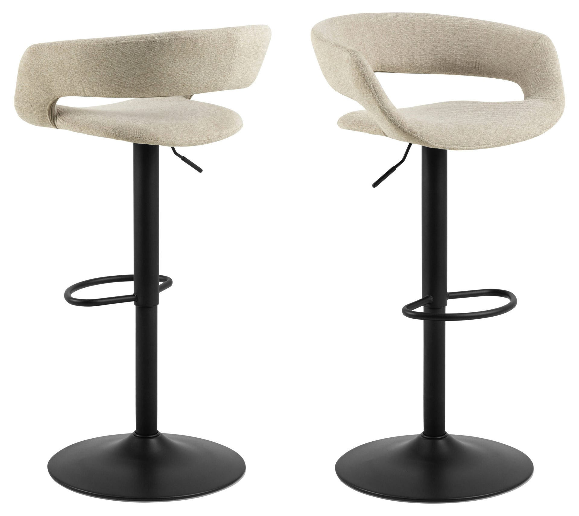 SCAUN DE BAR GRACE NEGRU