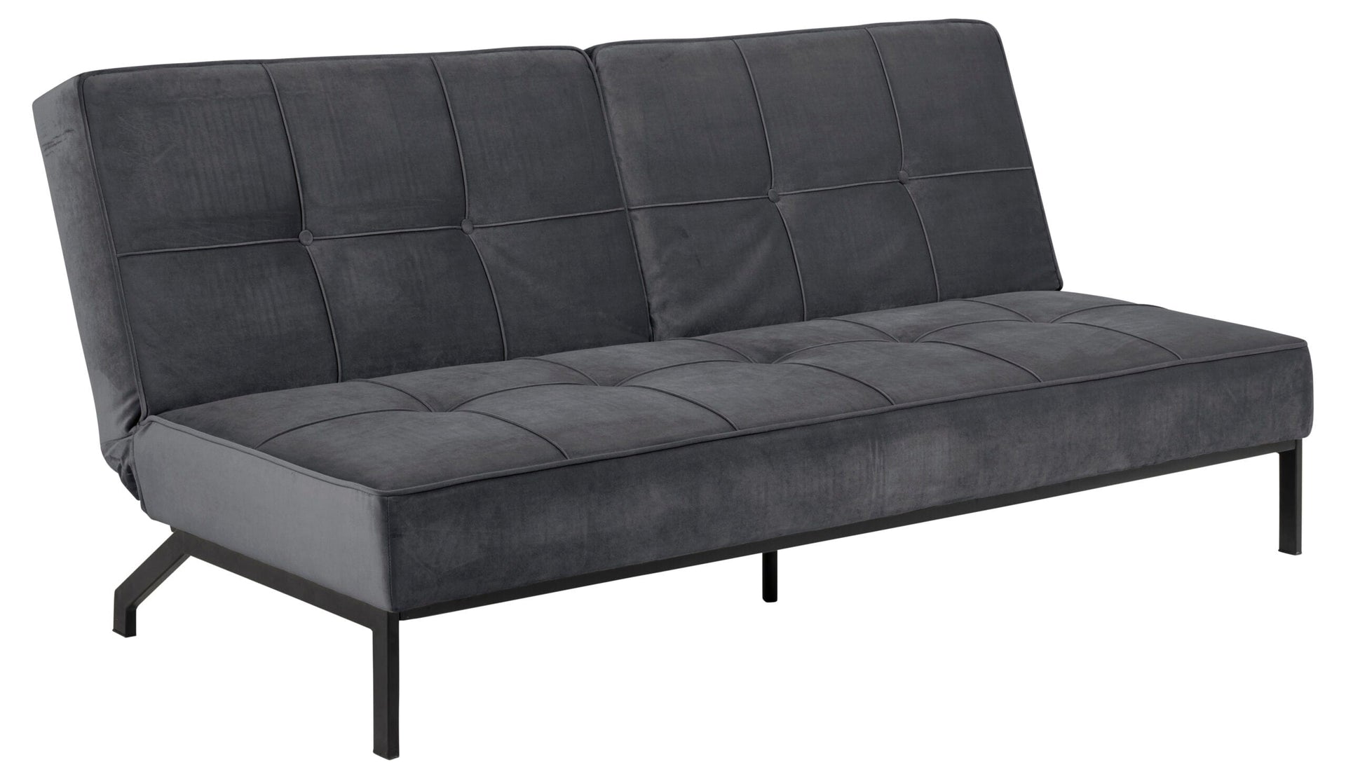 PERUGIA EXTENDABLE SOFA DARK GREY