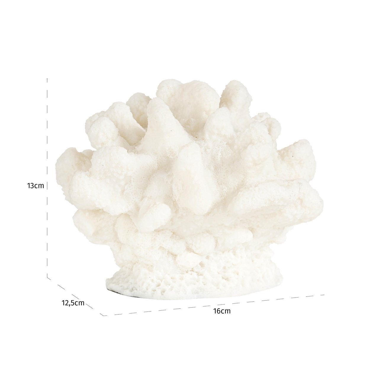 Oggetto decorativo grande bianco