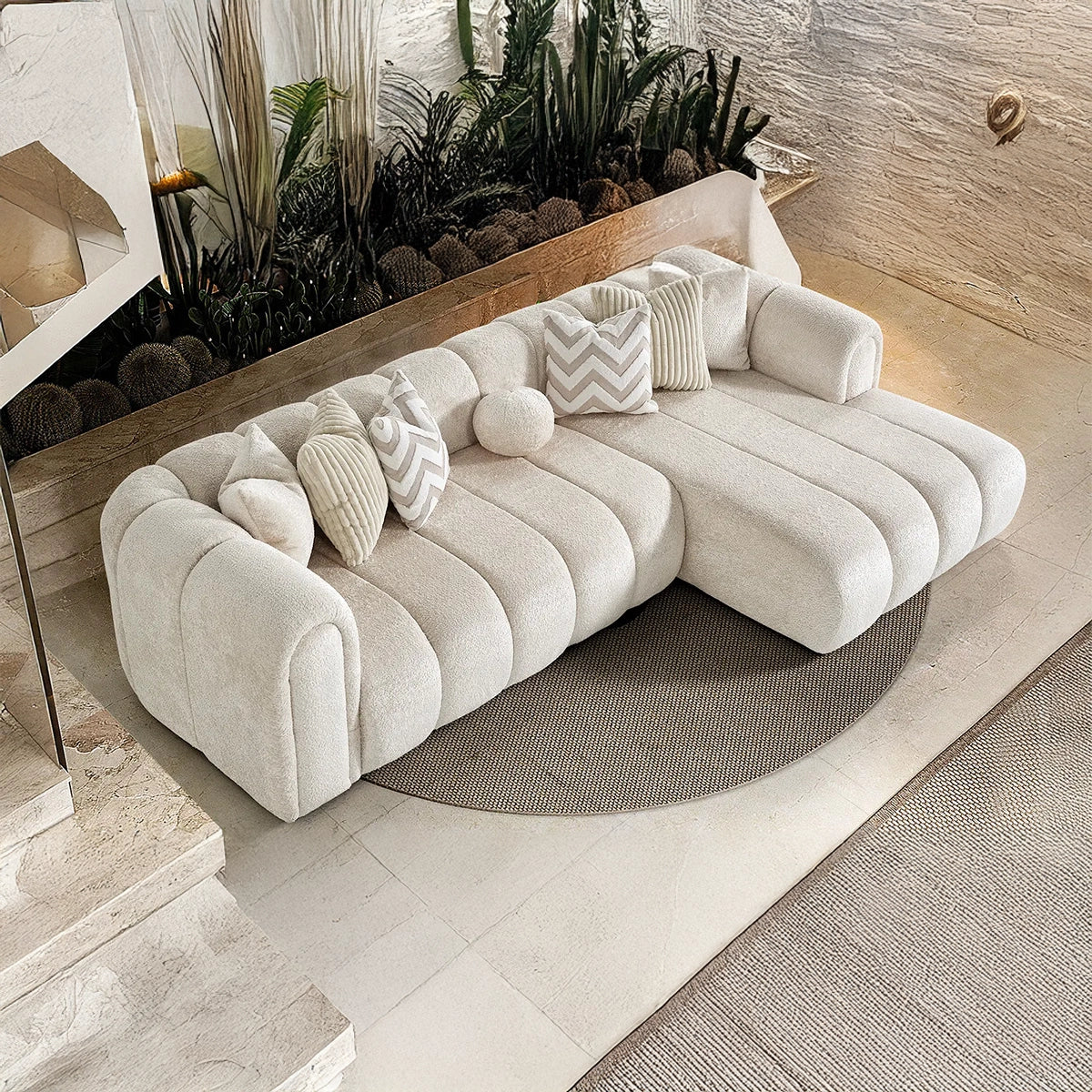 Colțar Abbraccio – eleganță și confort premium pentru living