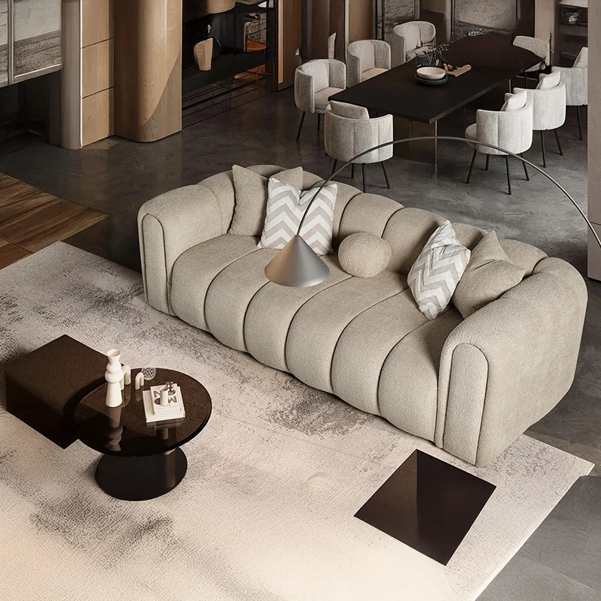 Canapea 3 locuri ABBRACCIO – Eleganță și confort suprem