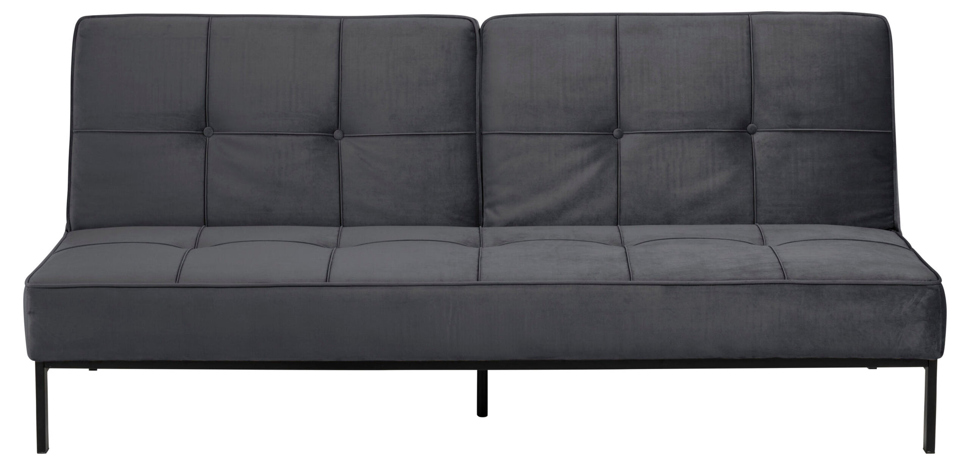 PERUGIA EXTENDABLE SOFA DARK GREY
