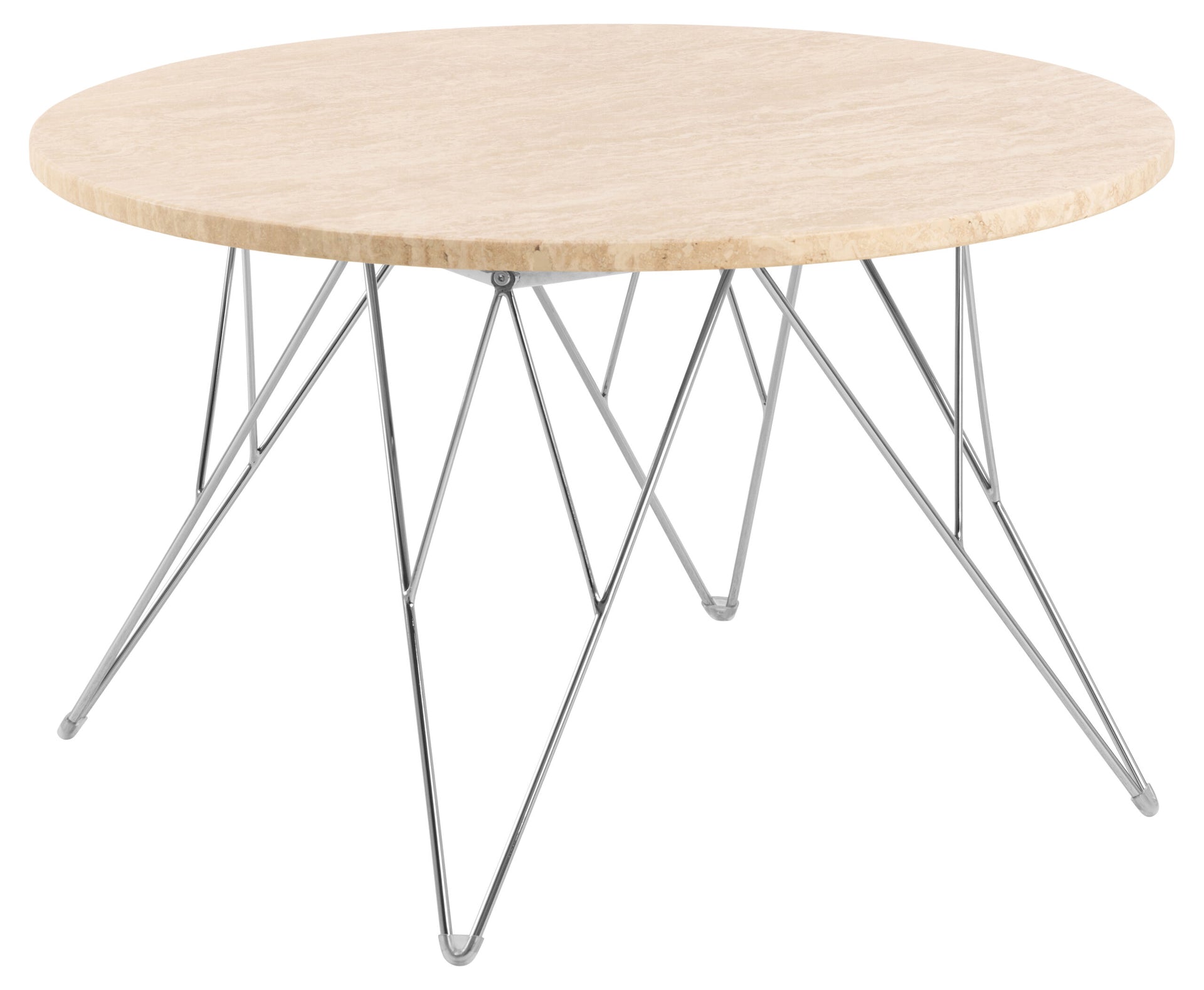 MASUTA DE CAFEA ROTUNDA PRUNUS BEJ