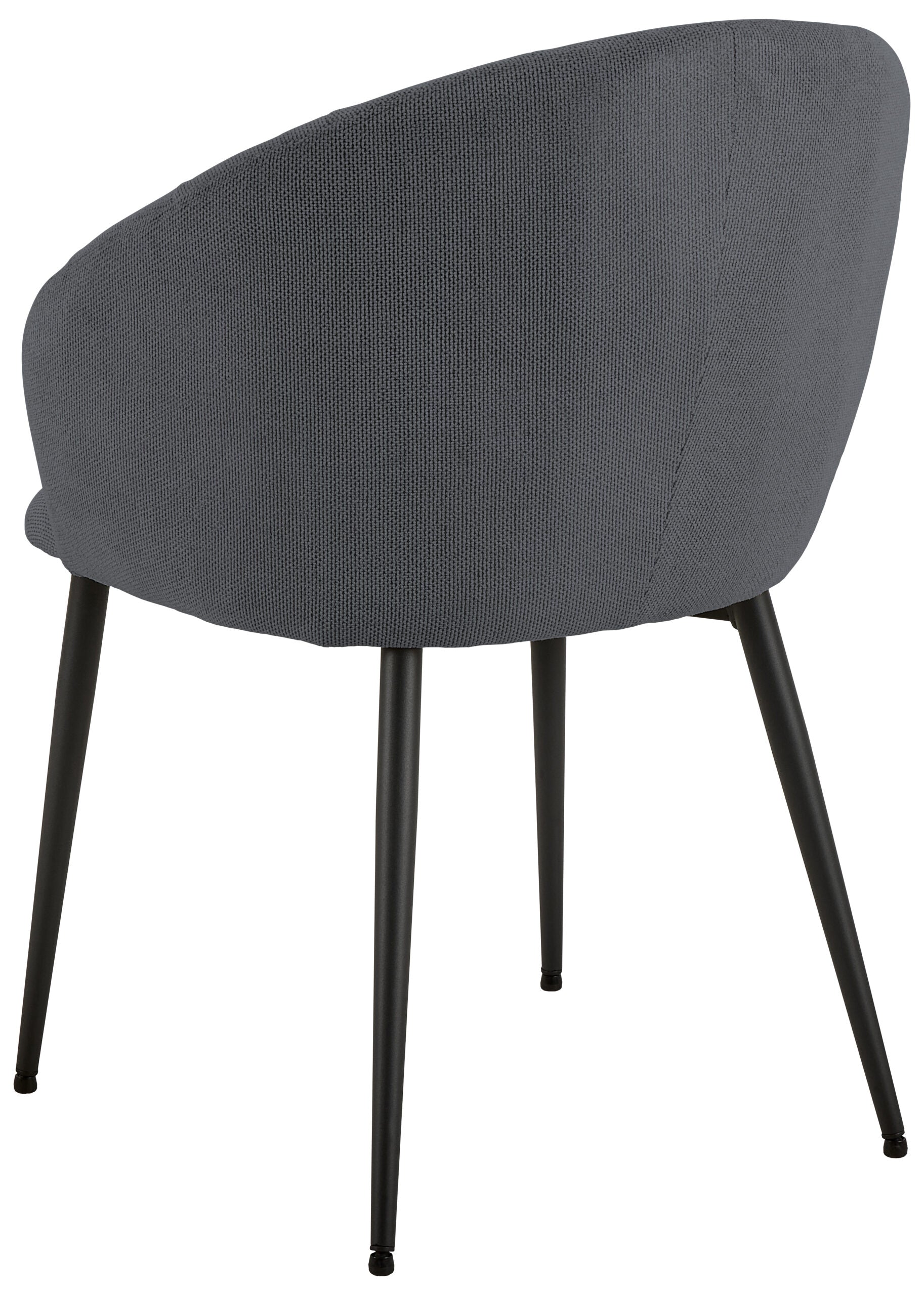 SCAUN DANIELLA CU COTIERĂ NEGRU