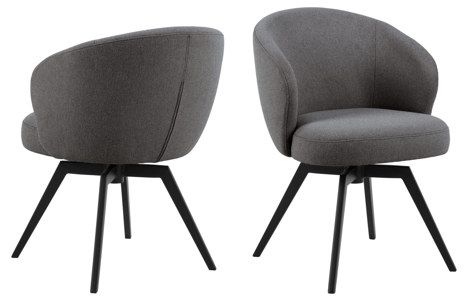 SCAUN DE DINING DARLENE CU COTIERA GRI