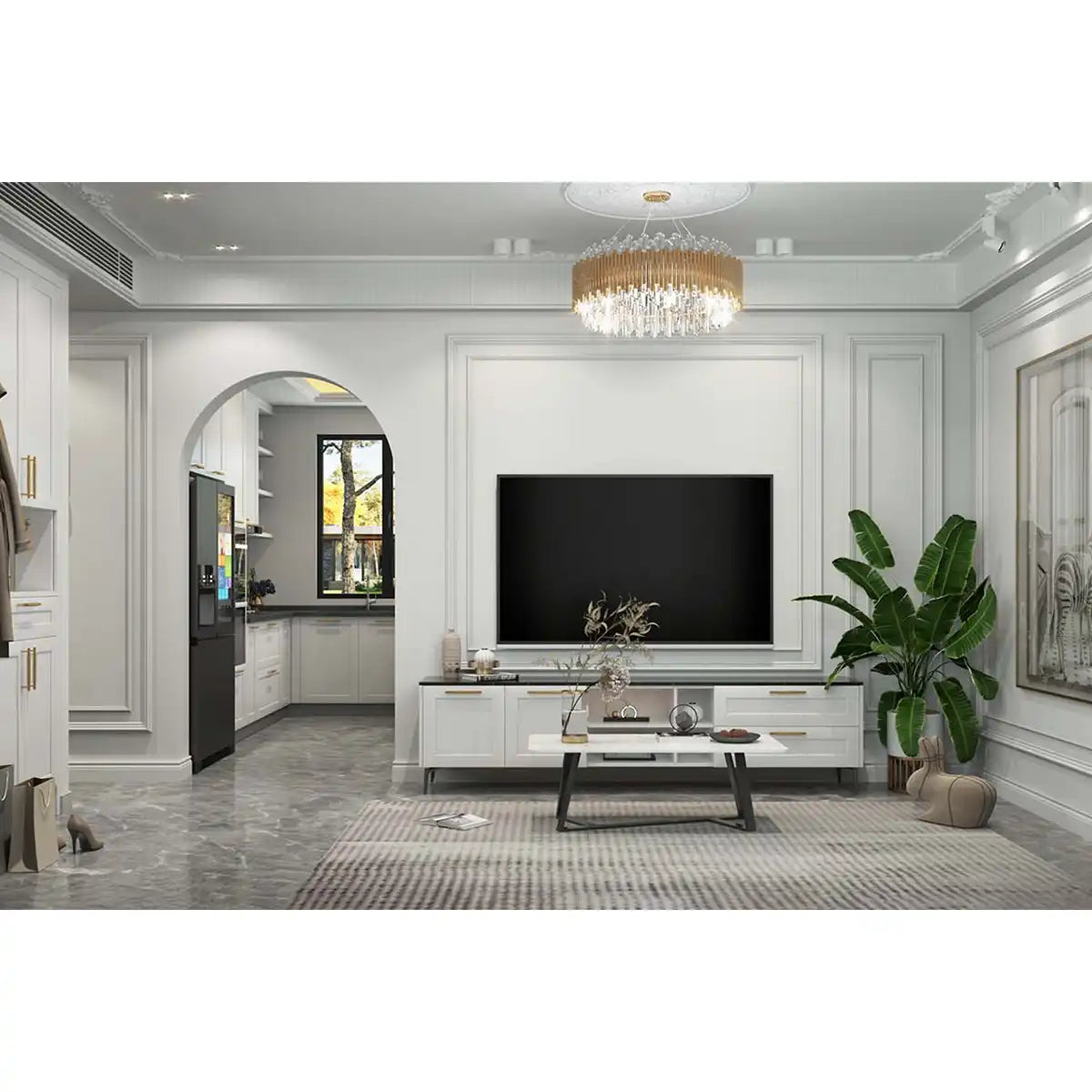 Strălucire în alb: dulapuri stil shaker pentru un design interior rafinat