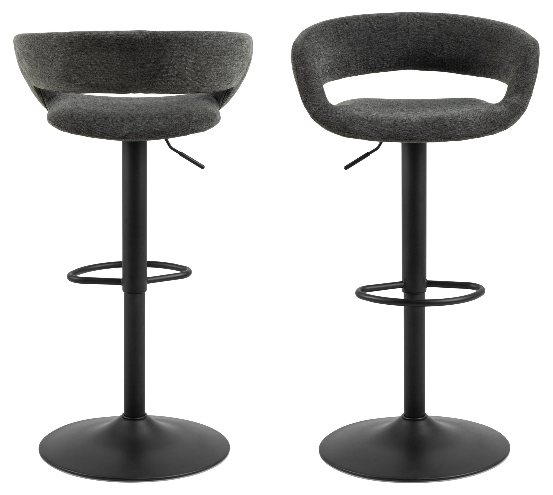 SCAUN DE BAR GRACE GRI ÎNCHIS