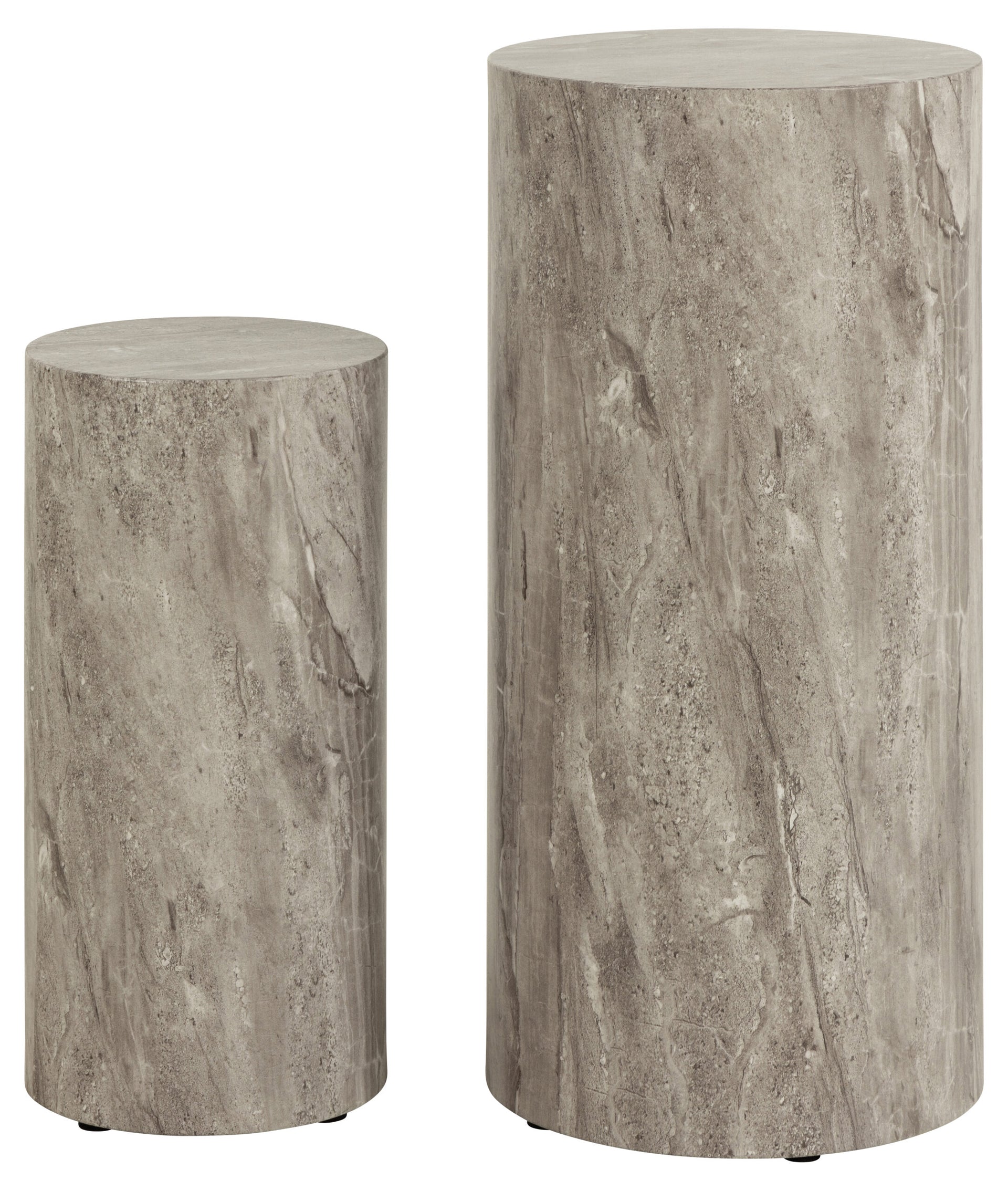 SET PIEDESTAL ROTUND DICE GRI