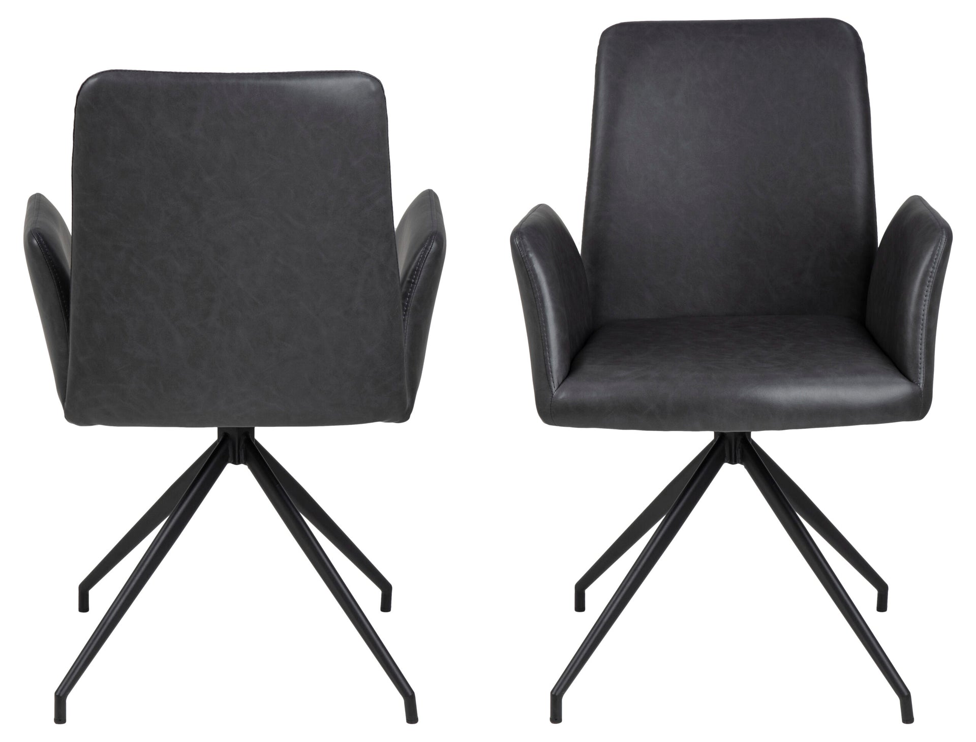 SCAUN DE DINING NAYA CU COTIERĂ NEGRU