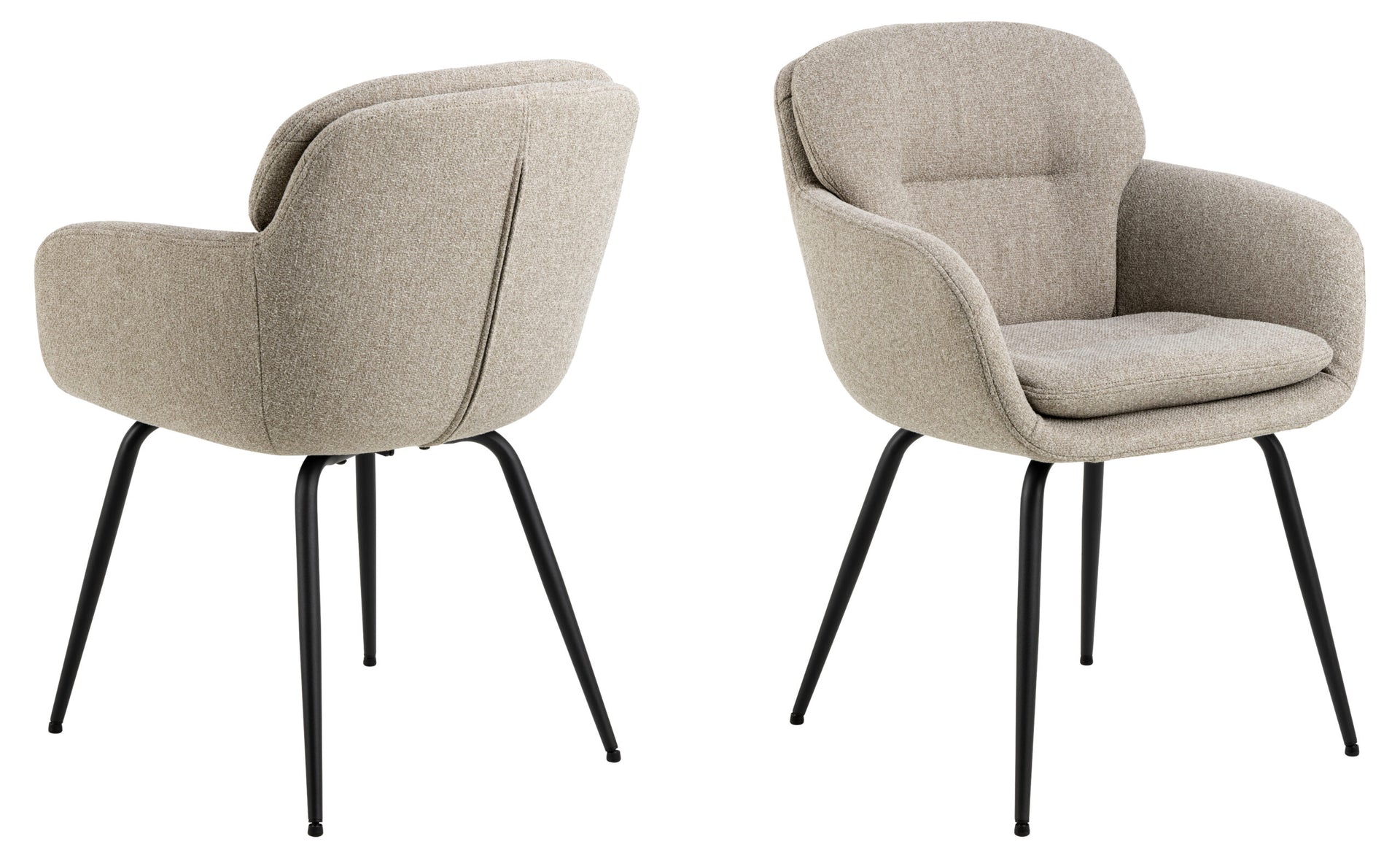 SCAUN DE DINING DORA CU COTIERA BEJ