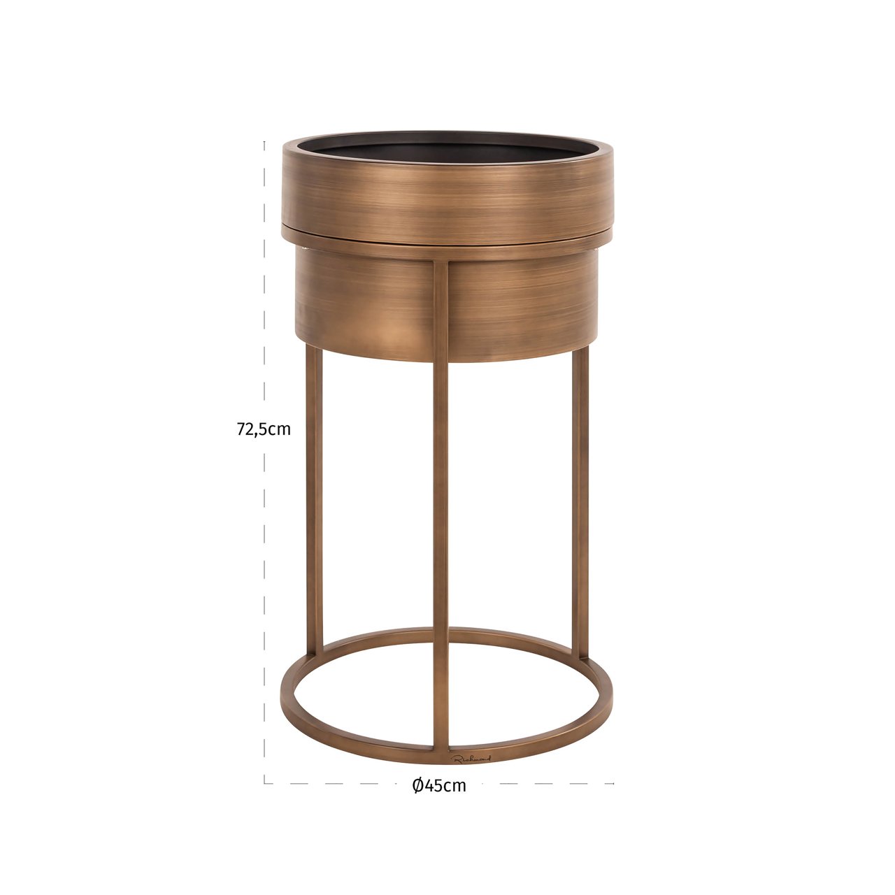 Vaso Chadd in oro spazzolato