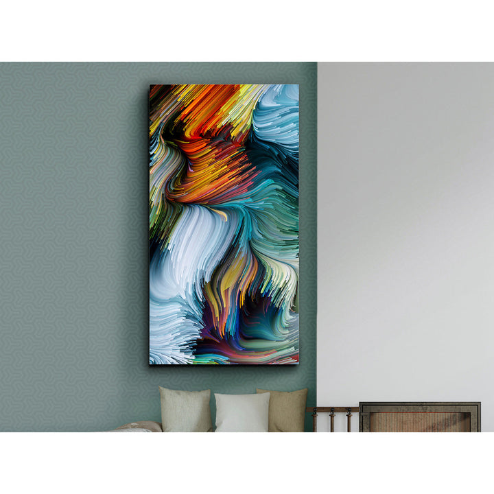 Fotografie Simbiosis 150x80 cm, imprimată pe sticlă securizată, cu feronerie pentru agățare orizontală sau verticală, decor modern pentru living sau birou.