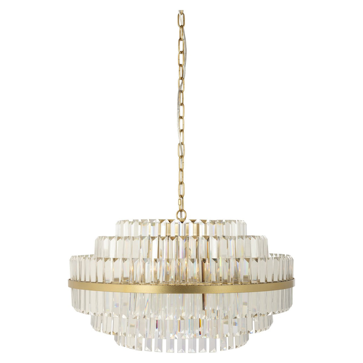 Lampadario Desire Brushed Gold Medium - Design moderno