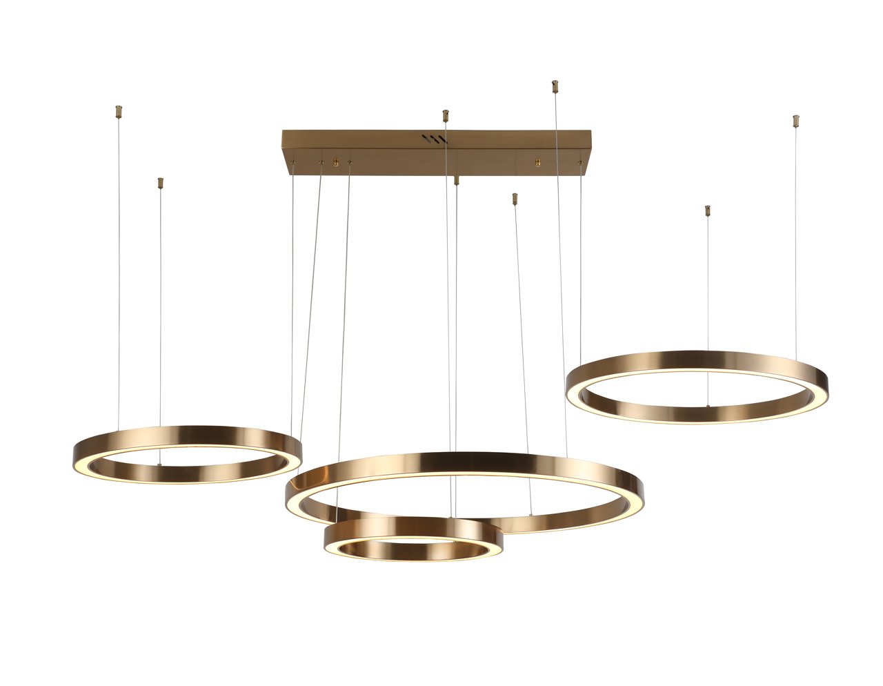 Lustră Lilou Auriu Mat - modern geometric living