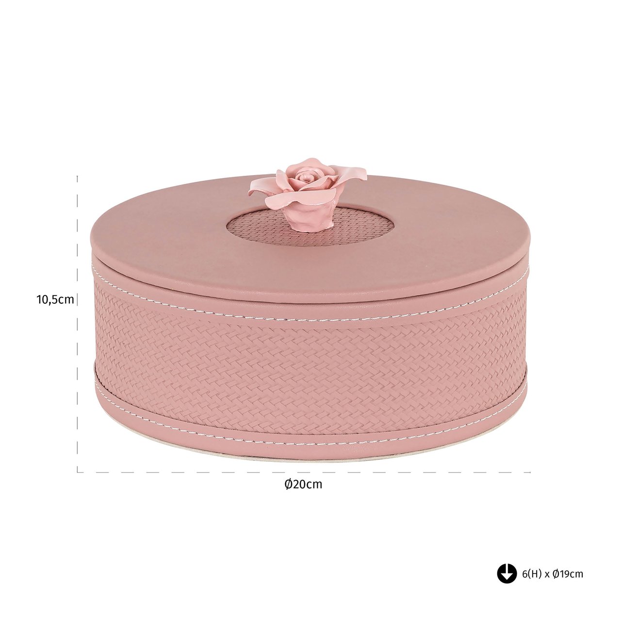 Storage Box Mary Pink Small