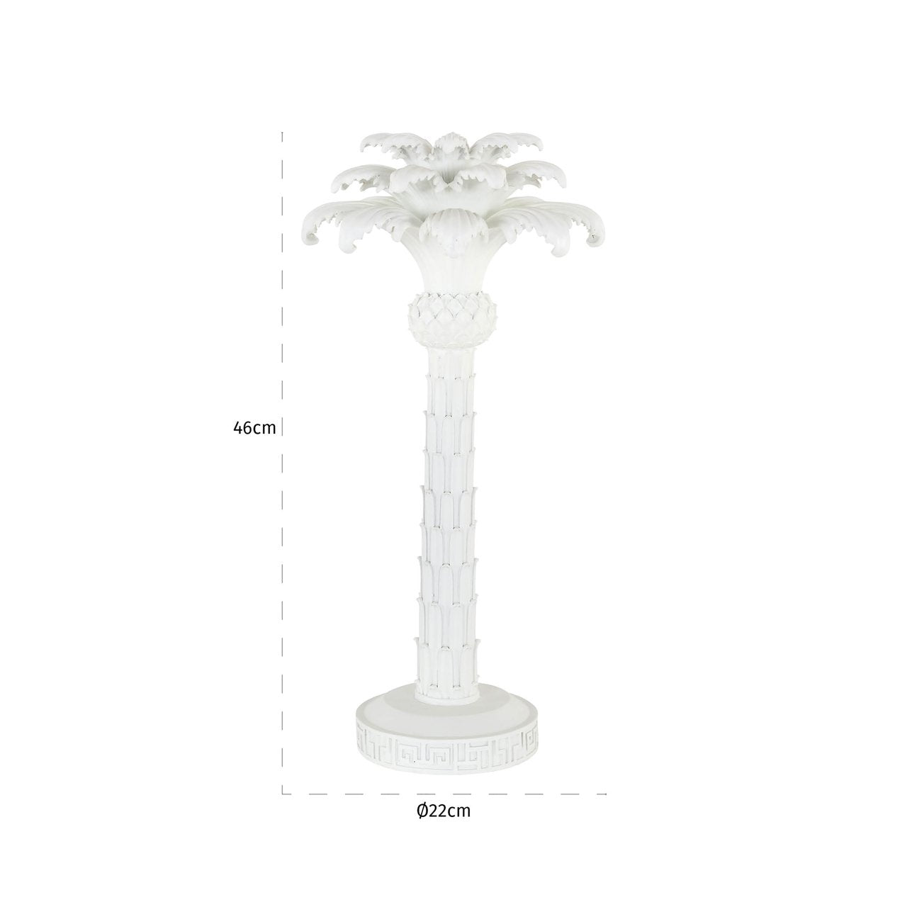 Candle Holder Palma White Large