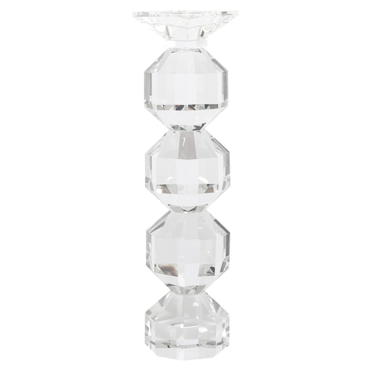 Candle Holder Safia Clear Transparent Large
