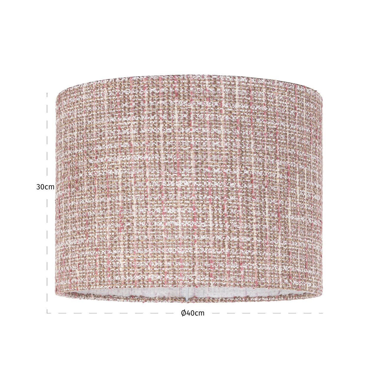 Abajur Trendy Rose - Diametru 40 cm, Circular