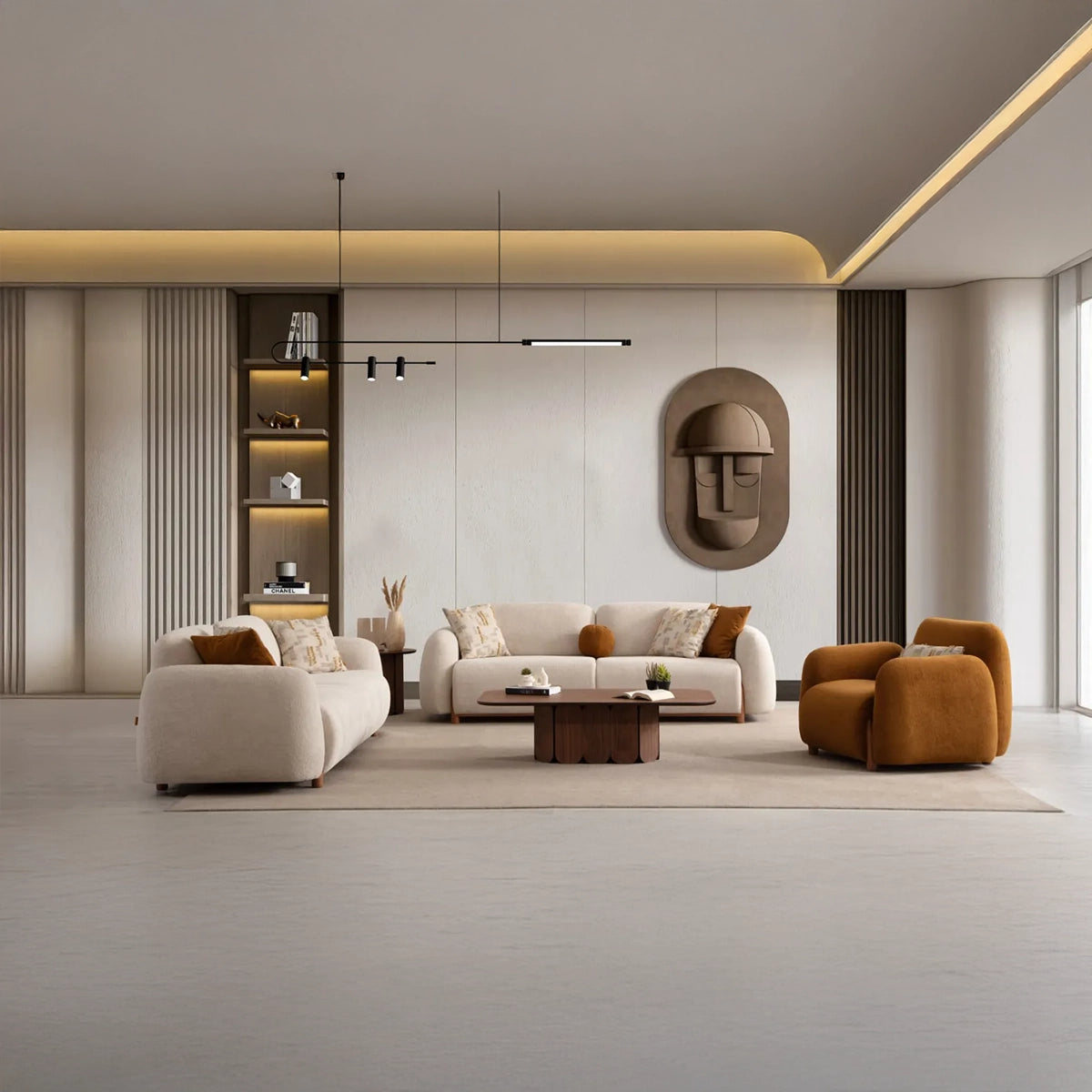 Compoziție Sofia – Design elegant și confort delicat pentru living