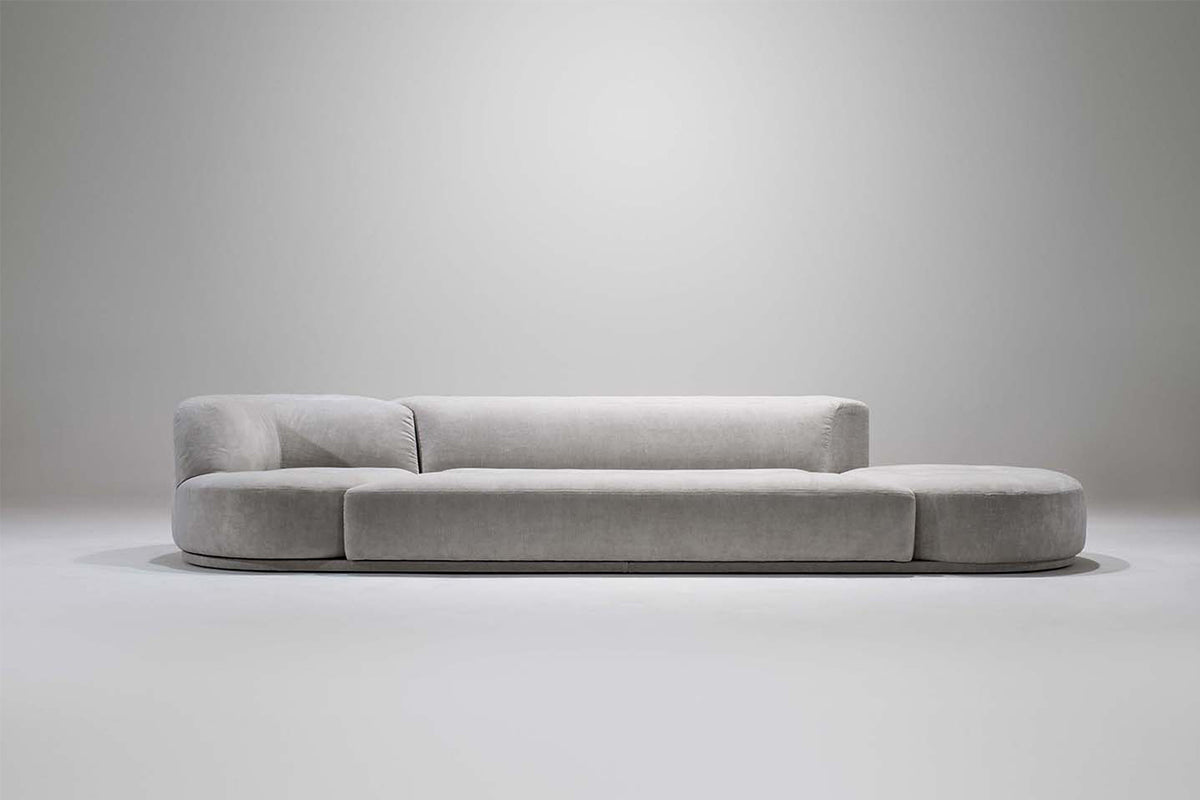 NOVA 4-seater sofa with swivel seats on both sides